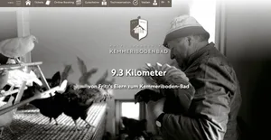 Normalerweise liefert Fritz Stettler die Eier seiner Hennen in das Kemmeriboden-Bad. Doch wegen Corona ist das geschlossen und so gehen die Eier nun andere Wege.(Screenshot Webseite Kemmeriboden-Bad)