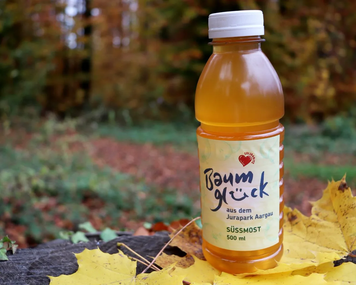 baumglueck_flasche Saft und Aufstrich von Hochstamm-Obst, das sonst nicht geerntet würde