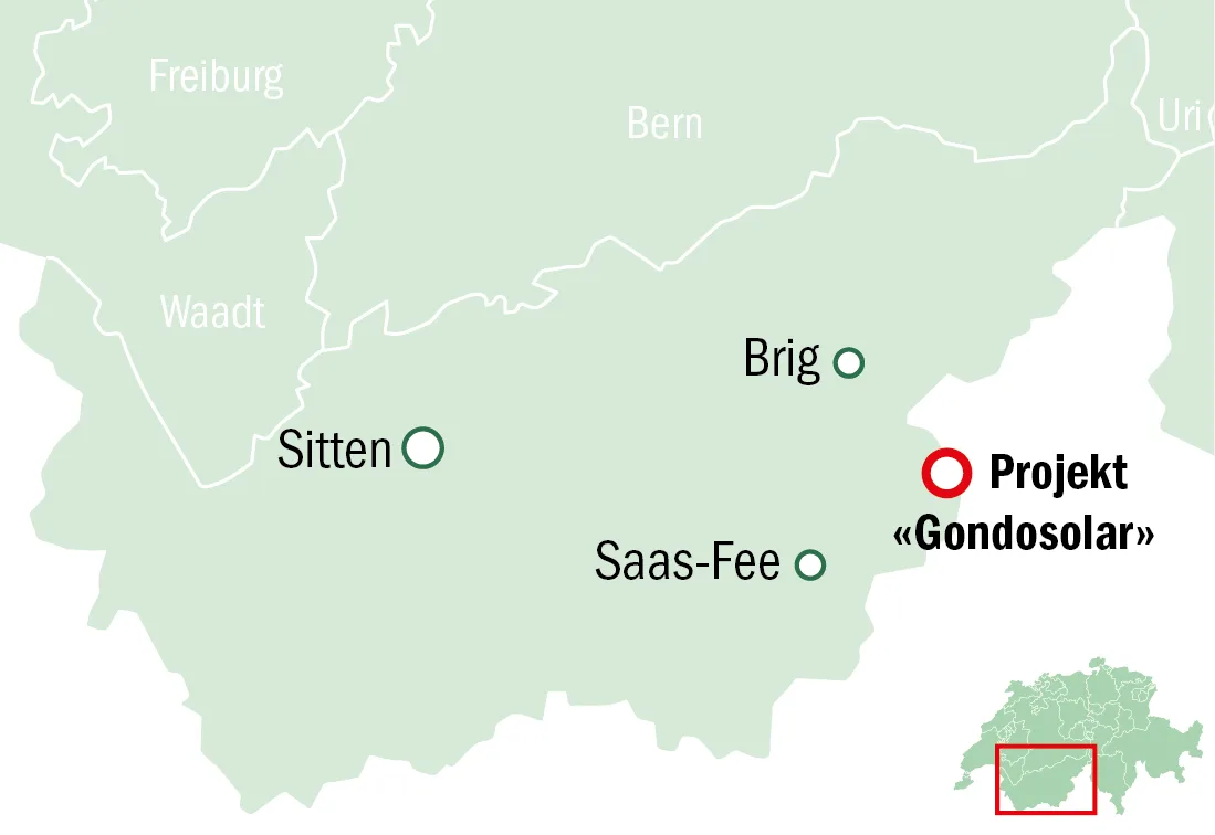 bz-akt-09-solar_84_ Die grösste Solaranlage der Schweiz entsteht auf einer Alp
