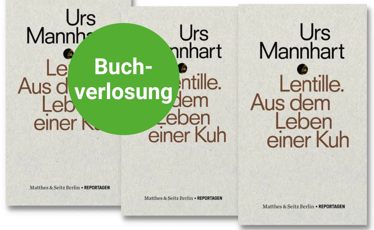 buch-lentille Das Buch «Lentille. Aus dem Leben einer Kuh» von Urs Mannhart