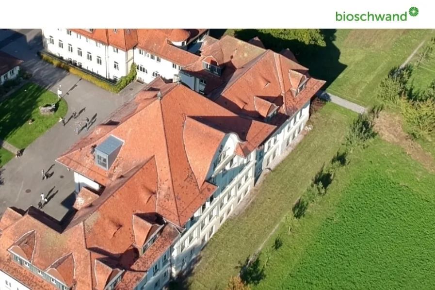 58dcd6974907124666706a336d8f05195602e8c2 Hauptgebäude der Bio Schwand AG in Münsingen BE. (Bild: LANAT)