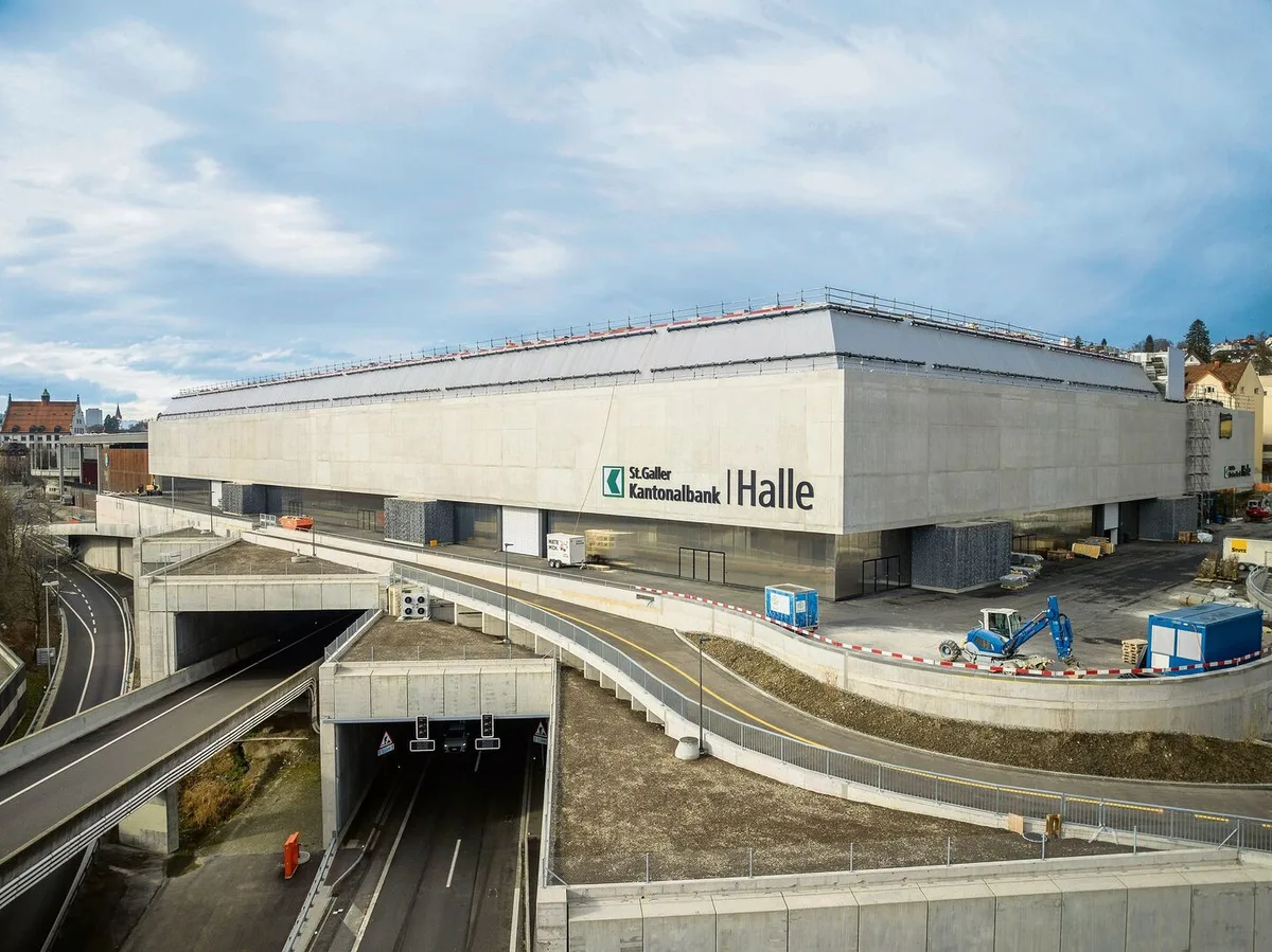 Die St.-Galler-Kantonalbank-Halle wurde Anfang März bei den Opening Days 2024 eingeweiht.
