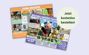 Das kostenlose Tischset mit Rätseln und Rezepten bietet Unterhaltung Ihre Hofgäste. (Bild: BauernZeitung)