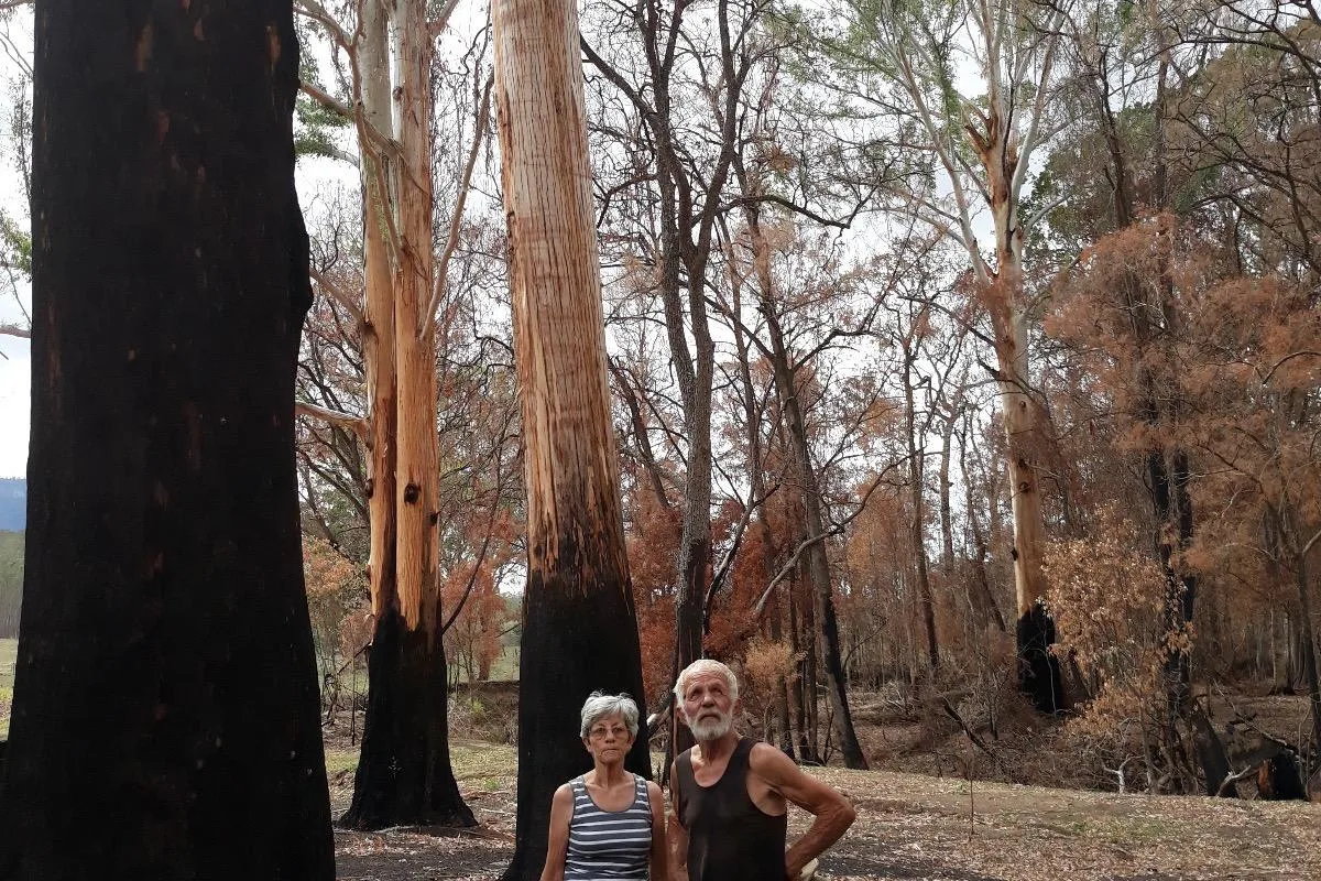 902ba90d8cce0abdf0881baf3bb6b389fcd36325 Hans und Heidi Tribolet verloren vieles in den Australischen Buschfeuern und finden trotzdem, sie hätten Glück gehabt. (Bild zVg)