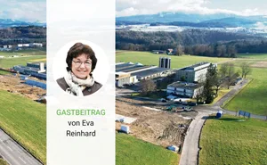 Vorreiterrolle für andere Bundesbetriebe: Das neue Agroscope-Gebäude in Posieux steht derzeit im Bau.