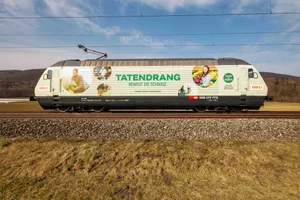 Die Lokomotive ist 18,5 Meter lang. (Bilder Coop)