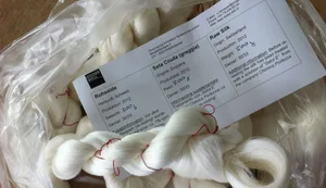 Aus neun Kilo Kokons kann etwa ein Kilo Rohseide hergestellt werden. (Bild Swiss Silk)