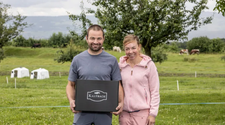 2f83c73305594d55b454be58b381f283e4822b47 Rudolf und Barbara Tschui haben dieses Jahr beim «Emmi Q-Award» den ersten Platz gewonnen. (Bilder Emmi)