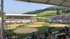 So wird es frühestens 2021 wieder in Riggisberg aussehen. (Bild schwingfest-riggisberg.ch)