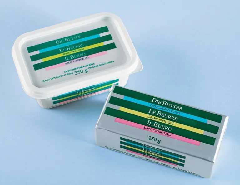a1e2f6f0401bcc35232ed5a329bf438d7161065a Die BOM will verhindern, dass erneut Importbutter in den Packungen von «Die Butter» landet. (Bild Swissmilk)