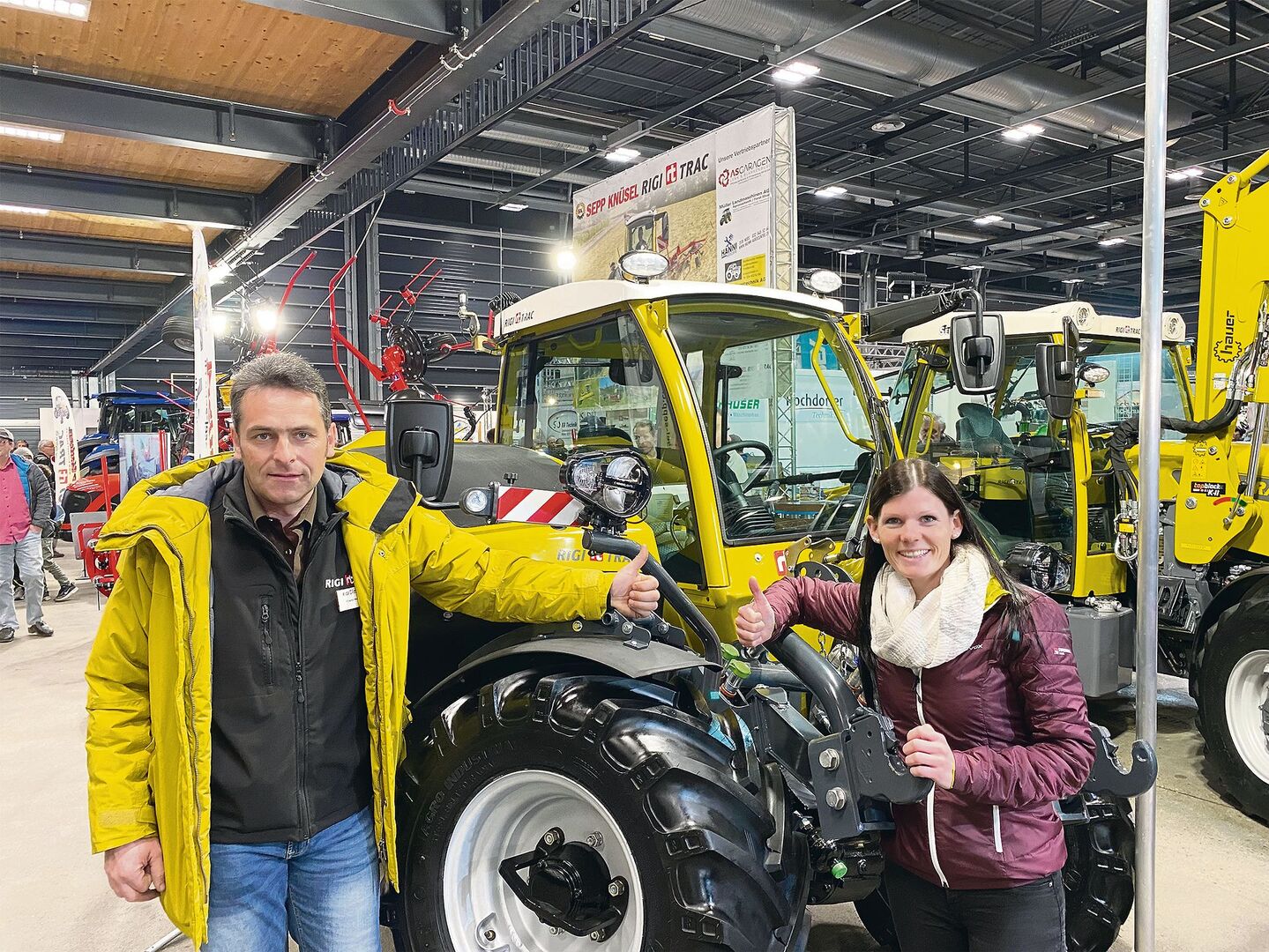 Der SKH 60 von Rigitrac hat alle Blicke auf sich gezogen