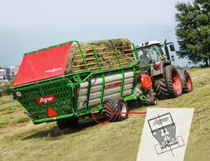 Die neue Längslenker-Federung «SafeDamp» von AGRAR erhöht den Schwerpunkt des Wagens nicht und dämpft die Schläge. Bild: zVg
