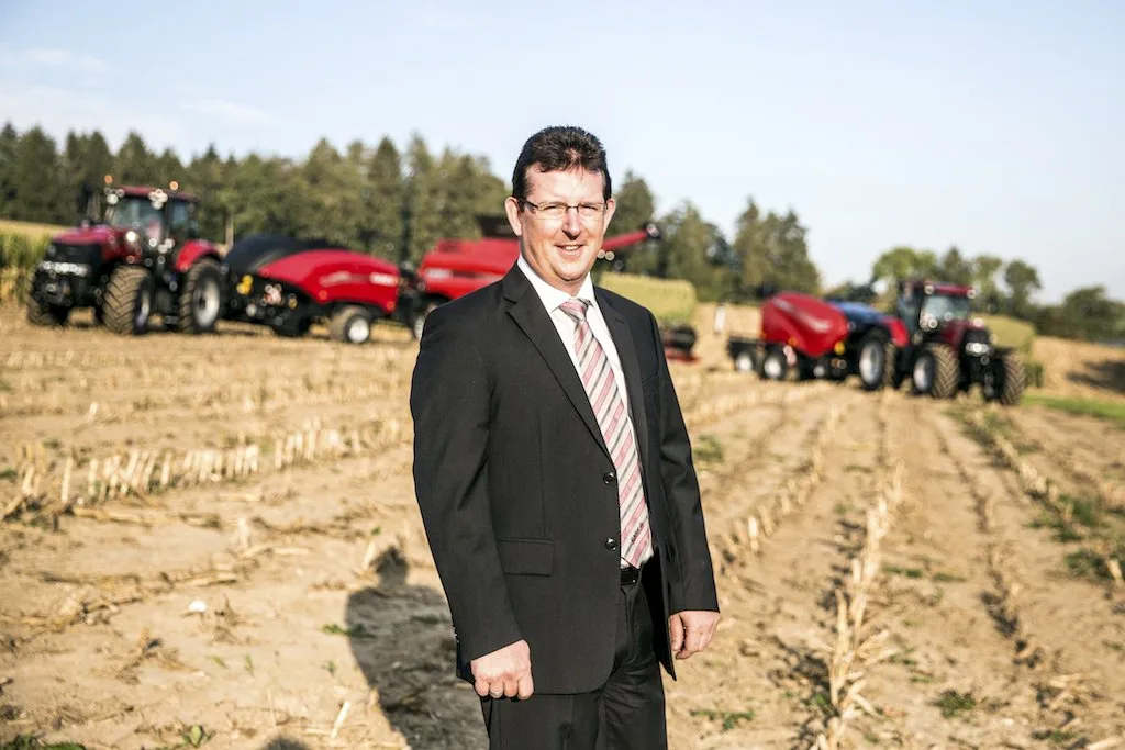 3dd5c3a381ef9bcd1e86695b3eda09023029dd5a Patrick Busslinger, Vertriebsleiter im Case-Steyr-Center von Bucher in Niederweningen. Bild: Mareycke Frehner