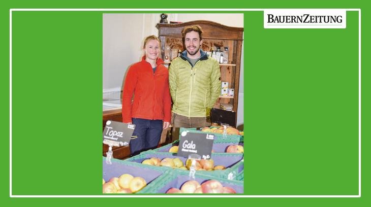 Nicole Mühlestein und Marco Messerli sind dabei, ihre Direktvermarktung auszubauen und passten sich während der Corona-Zeit laufend den veränderten Vorschriften und Bedürfnissen an. (Bild dj)