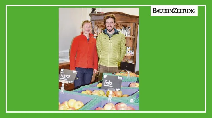 91c7802b4d4c00dffcf8784c7c864fb8437f4d9b Nicole Mühlestein und Marco Messerli sind dabei, ihre Direktvermarktung auszubauen und passten sich während der Corona-Zeit laufend den veränderten Vorschriften und Bedürfnissen an. (Bild dj)