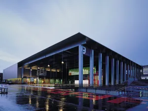 Auf dem Olma-Gelände werden Besucher in diesem Herbst die neue Messe- und Eventplattform «Pätch» besuchen können. (Bild Eduard Hueber, New York)