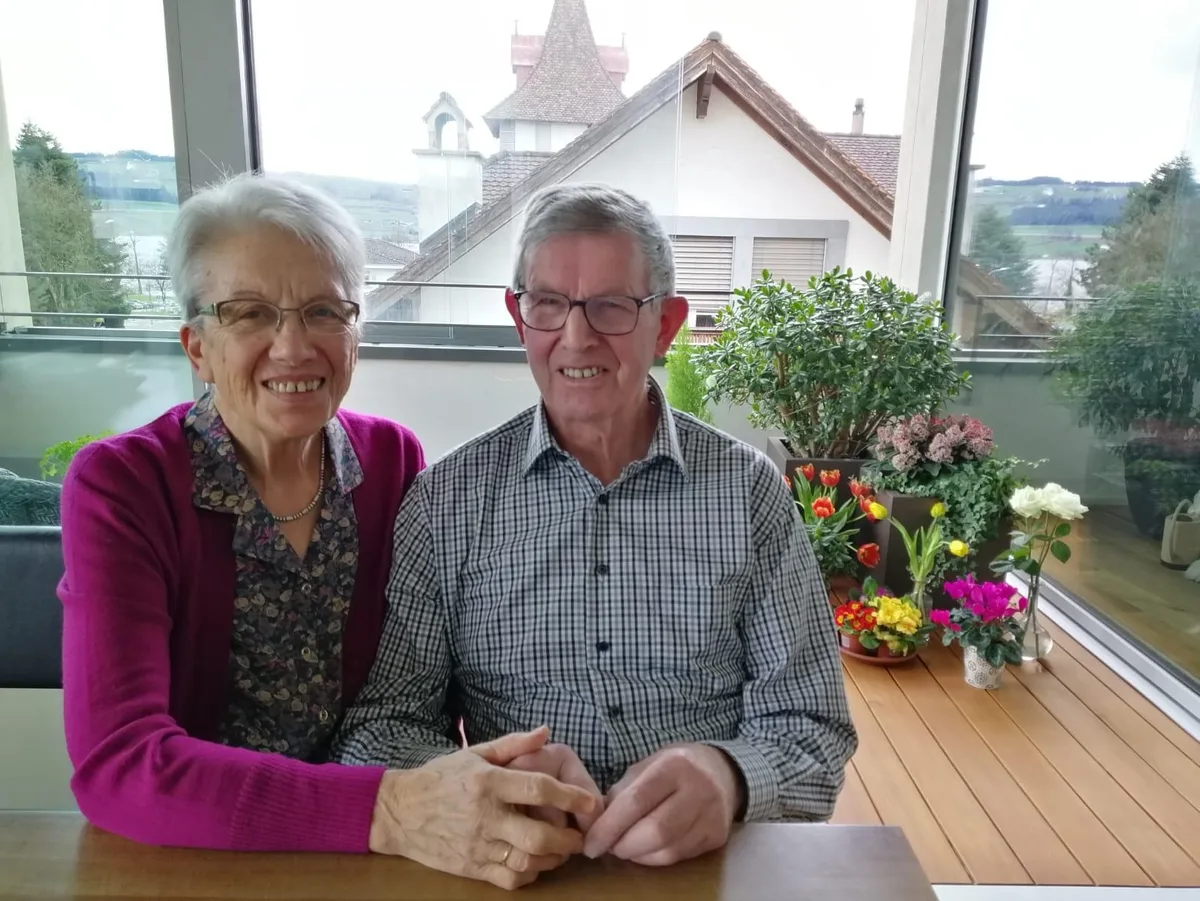 3edb9229775382b05d6dbe9965a8f1b760da79da Annemarie und Josef Rüttimann freuen sich sehr über den Gewinn von vier Übernachtungen im Hotel Kreuz an der Lenk. (Bild zVg)