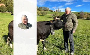 Im Umgang mit Evolèner nimmt sich Hansueli von Steiger viel Zeit. Mit dieser Rasse sei es nicht unbedingt einfach, aber sehr spannend, erzählt der Züchter im Interview.