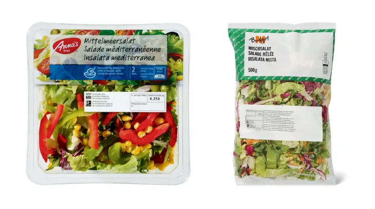 6dff4c02272c4458630d894bbc687a45d61b2329 Migros musste insgesamt sieben Salate zurückrufen, darunter der Anna's Best Mittelmeer Salat und der M-Budget Mischsalat. (Bild Migros)