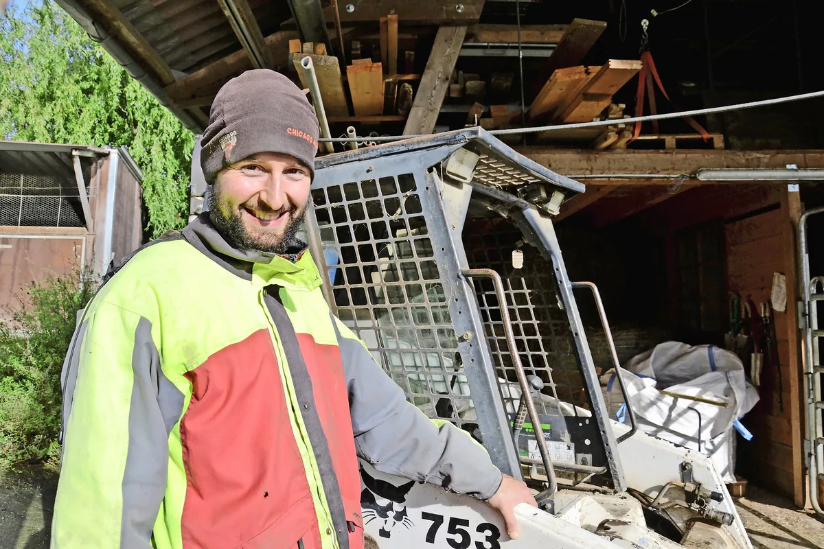 AG_Bobcat-sjh Simon Vögeli rüstete seinen Bobcat auf einen Elektromotor um