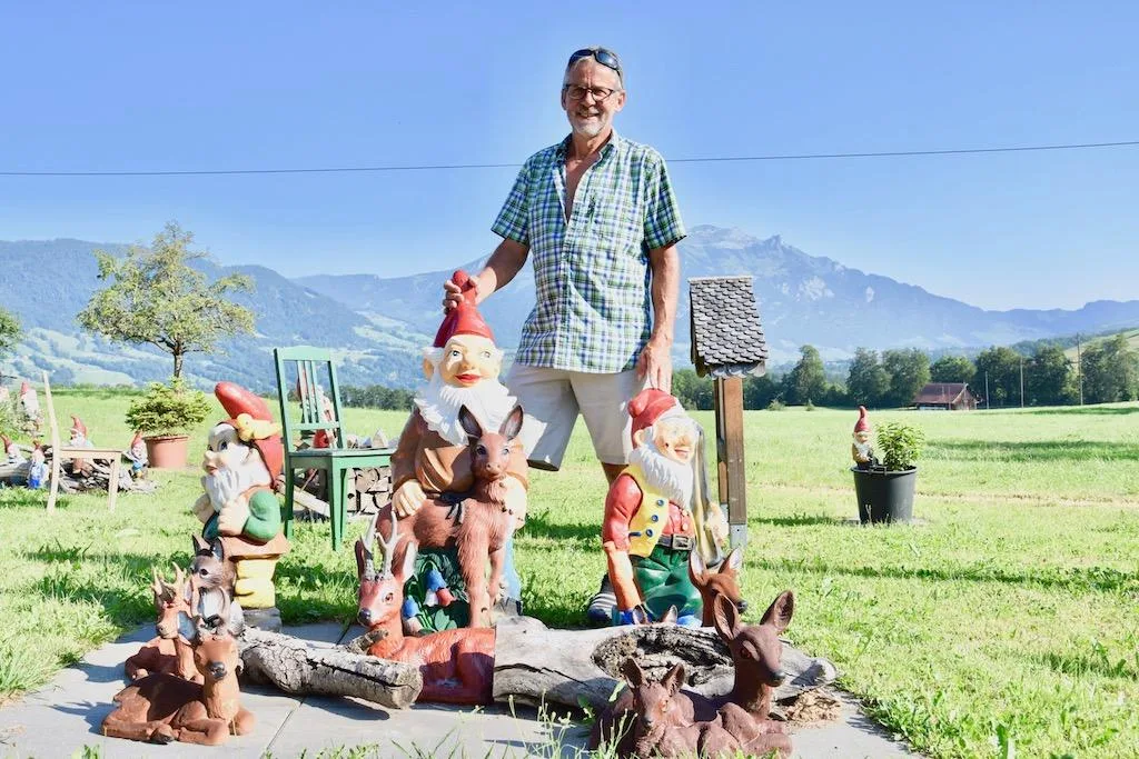 ef8d0c5f892e7604787eaea5e0a9b46e552cd82c Robert Schmidlin hat wegen der Zwerge ganz viele Leute aus den verschiedensten Ecken der Welt kennengelernt. (Bild et)