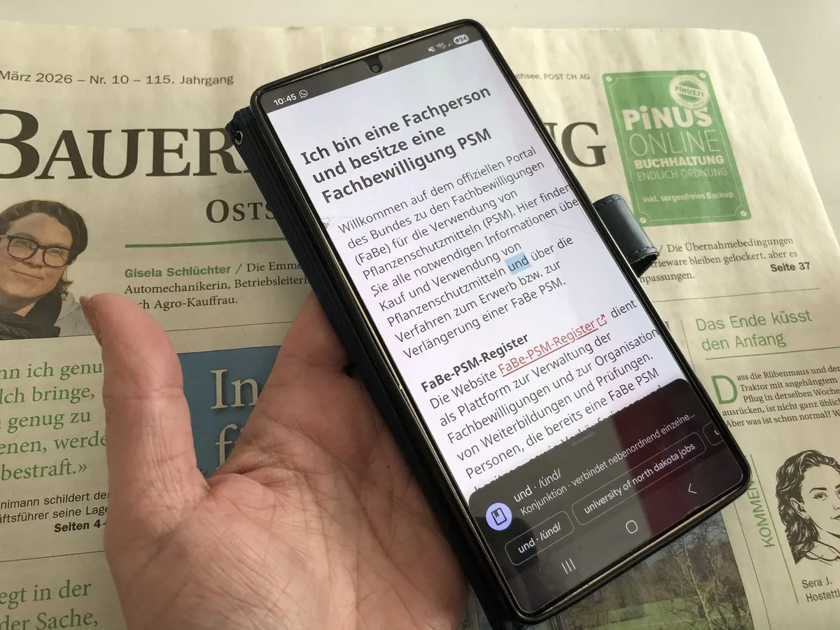 Neues Register, alte Kenntnisse – und 50 Franken bitte