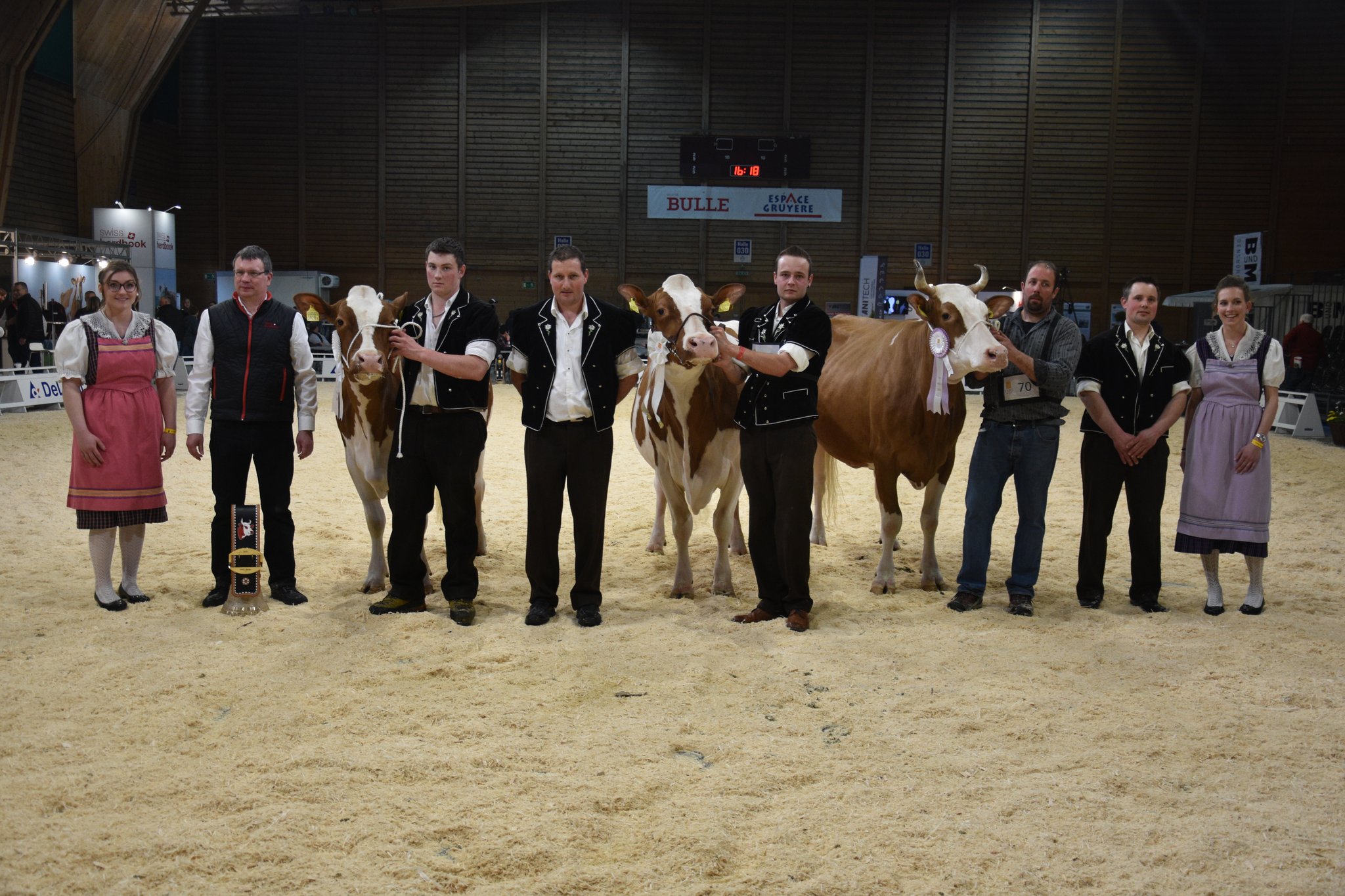 Grandiose Swiss Fleckvieh-Schau an der Expo Bulle