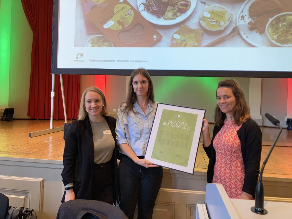 IMG_9466 Zücher Food Start-Up Fabas gewinnt den Grand Prix Bio Suisse 2023