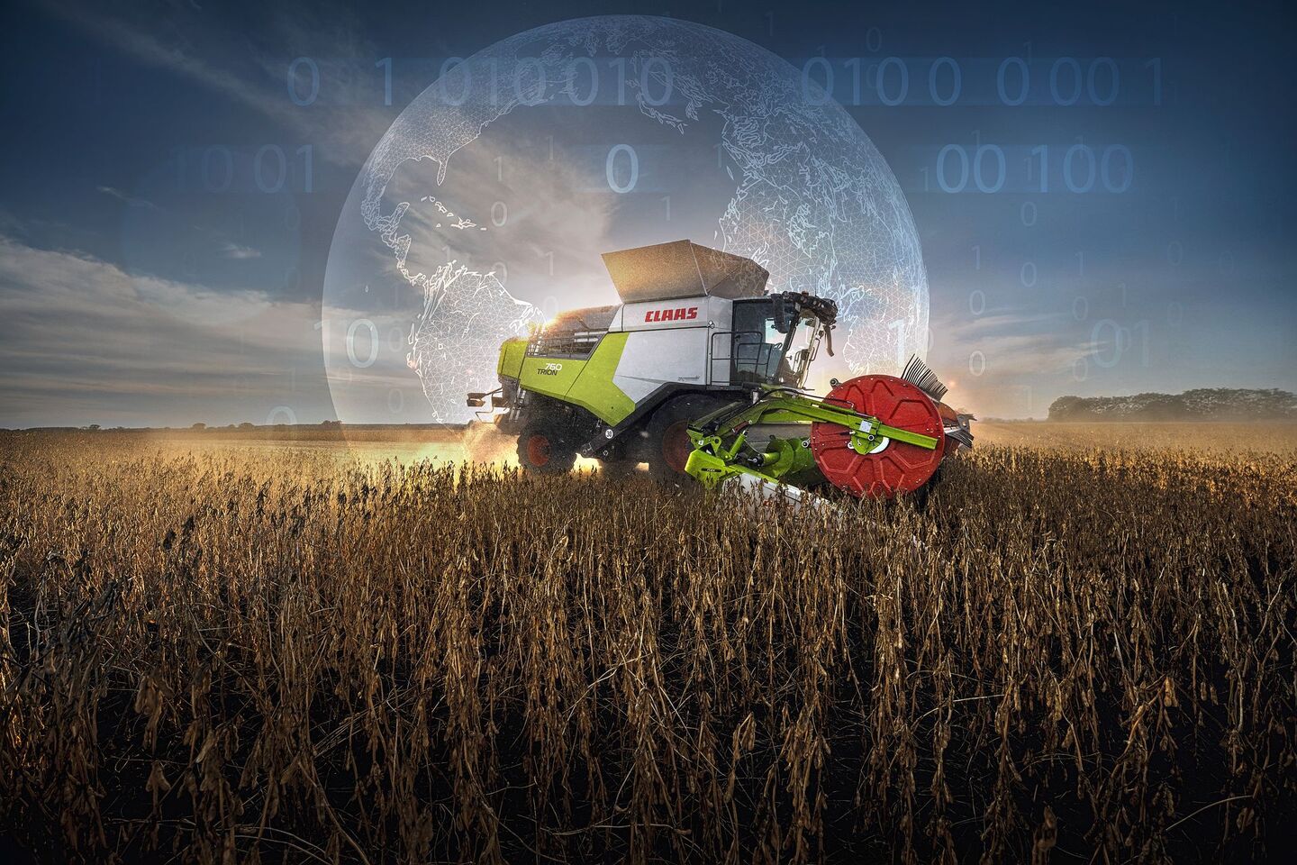 Smarte Maschinen erfassen Daten und übermitteln sie in Server. Mit der neuen Datenverordnung bestimmt der Landwirt, wer Zugang zu den Daten hat.