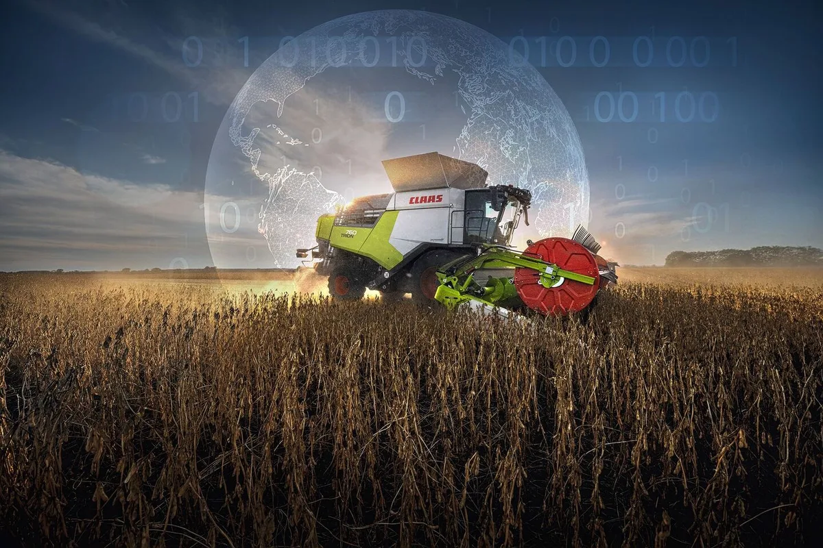 Smarte Maschinen erfassen Daten und übermitteln sie in Server. Mit der neuen Datenverordnung bestimmt der Landwirt, wer Zugang zu den Daten hat.