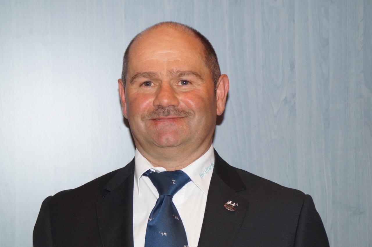 Hans Aebischer, Bösingen ist neuer Präsident des Zuchtverbandes Holstein Switzerland. (Bild Josef Jungo)