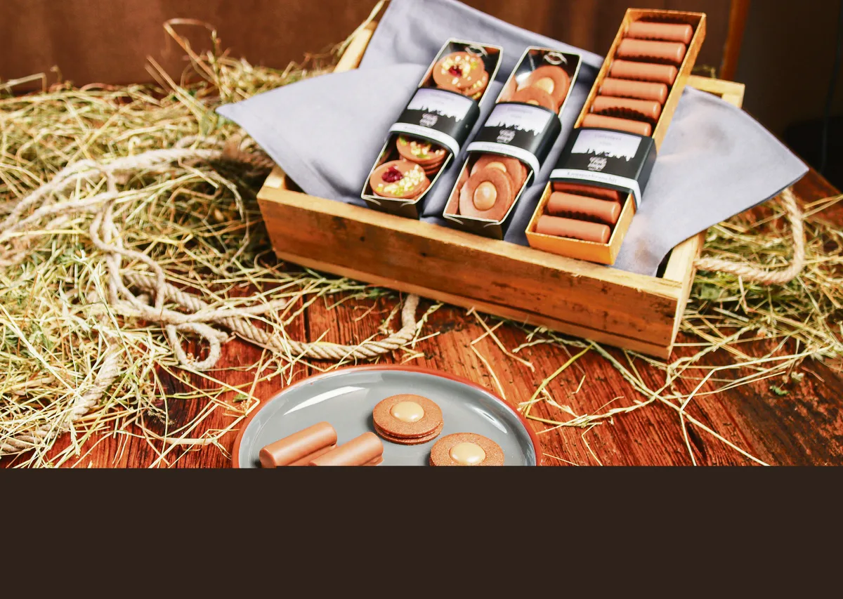 4d450702b40d4833f1ed04475790cbf11f86bf26 Diese edlen Ziegenmilch-Schokoladen-Kreationen sind ein Beispiel innovativer Zusammenarbeit in der Region: Die Ziegen grasen mit Blickkontakt zur Schokoladenfabrik, und von dieser sind es nur zehn Kilometer bis zum Confiseur. (Bild Monika Neidhart)