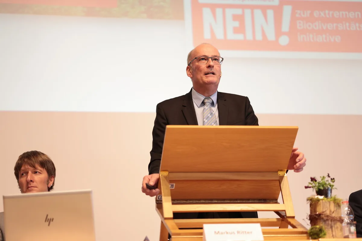 So will Markus Ritter die Biodiversitäts-Initiative bodigen