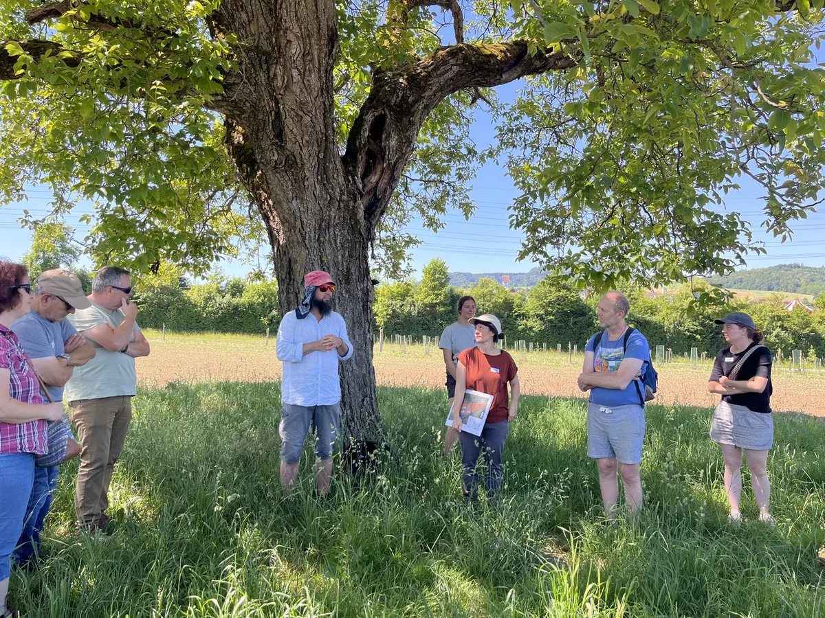 pafIMG_9128 «Agroforst hat seinen Ruf als verrückte Idee abgestreift», erklärt Niklaus Trottmann vom LZ Liebegg