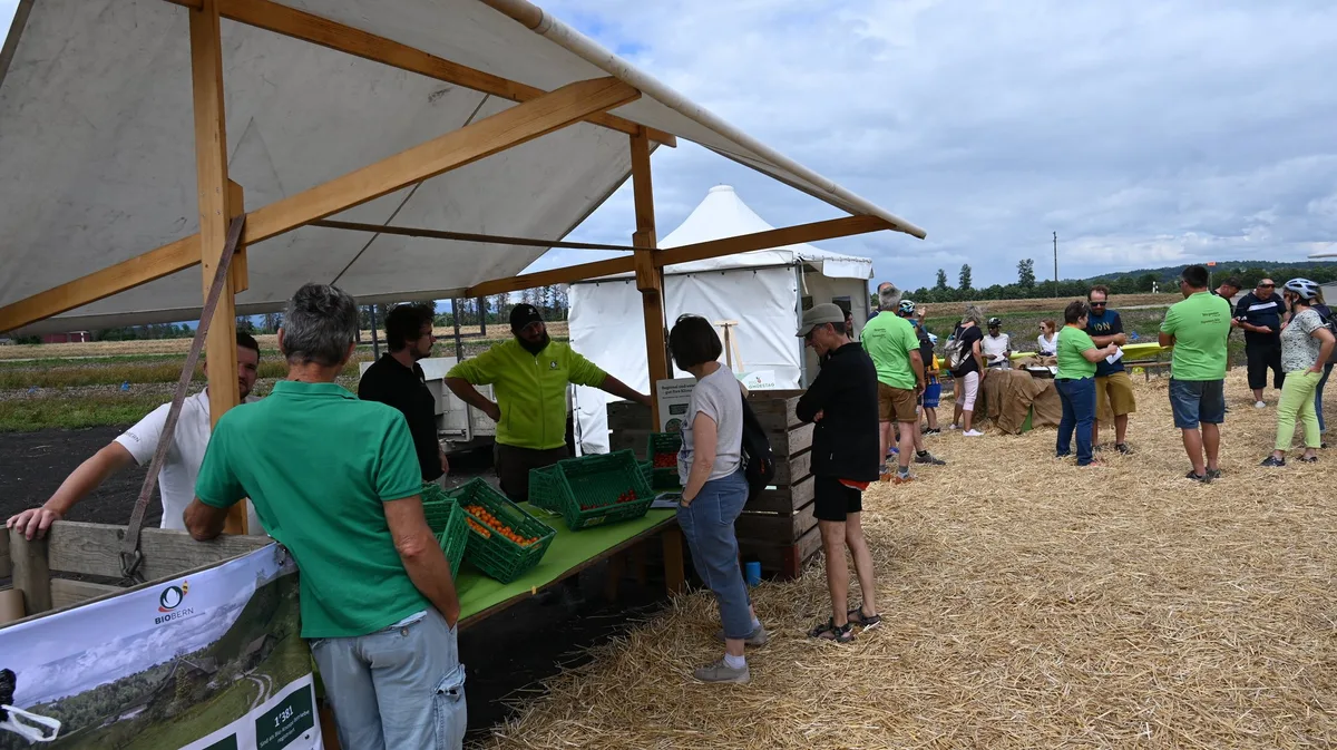 Der 1. Bio-Gmüestag im Seeland war gut besucht
