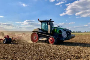 Ein Fendt 1167 Vario MT-Traktor im bayerischen Wadenbrunn D. (Bild: «die grüne» / Jürg Vollmer)