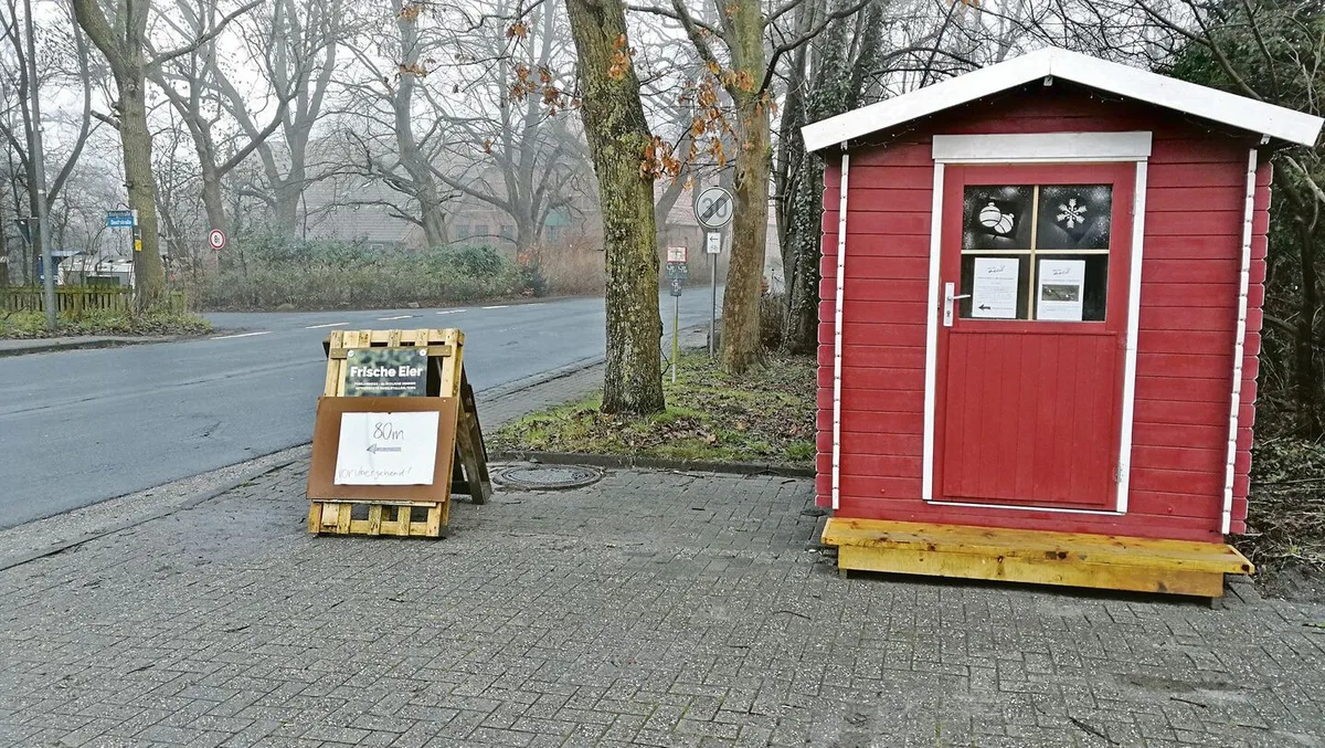 Die leuchtend rote u