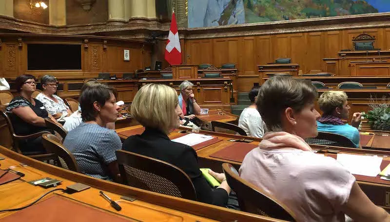 cf01424994e3ad4dd3d740ac6222cbca960277bc Im Herbst findet im Bundeshaus die zweite Frauensession statt. Es sind auch Bäuerinnen dabei. (Symbolbild SBLV)