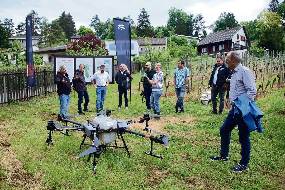 Kaum mehr wegzudenken ist in den Ostschweizer Steilhängen der Einsatz von Drohnen.