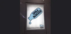 Oatly verärgerte mit dem Plakat, die Milchtrinker und die Haferproduzenten. (Bild Flickr Per-Olof Forsberg)