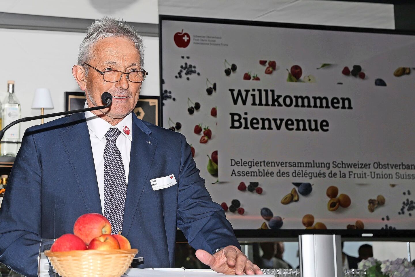 SOV-Präsident Jürg Hess konnte auf dem Motorschiff MS Rigi 45 Delegierte und eine grosse Zahl an Gästen begrüssen.