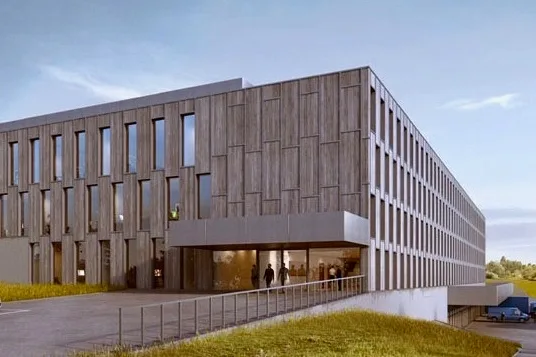 59c3e4cd16d1cff8ef19005521f446a3bb0d5056 Agroscope wird 2026 einen neuen Campus in Posieux FR eröffnen. (Bild/Visualisierung: Agroscope)