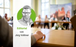 Drei Bundesämter wollen mit Öko-Aktivisten die künftige Agrarpolitik gestalten. «Was soll da schon schiefgehen?» fragt sich «die grüne»-Chefredaktor Jürg Vollmer in seinem Editorial.