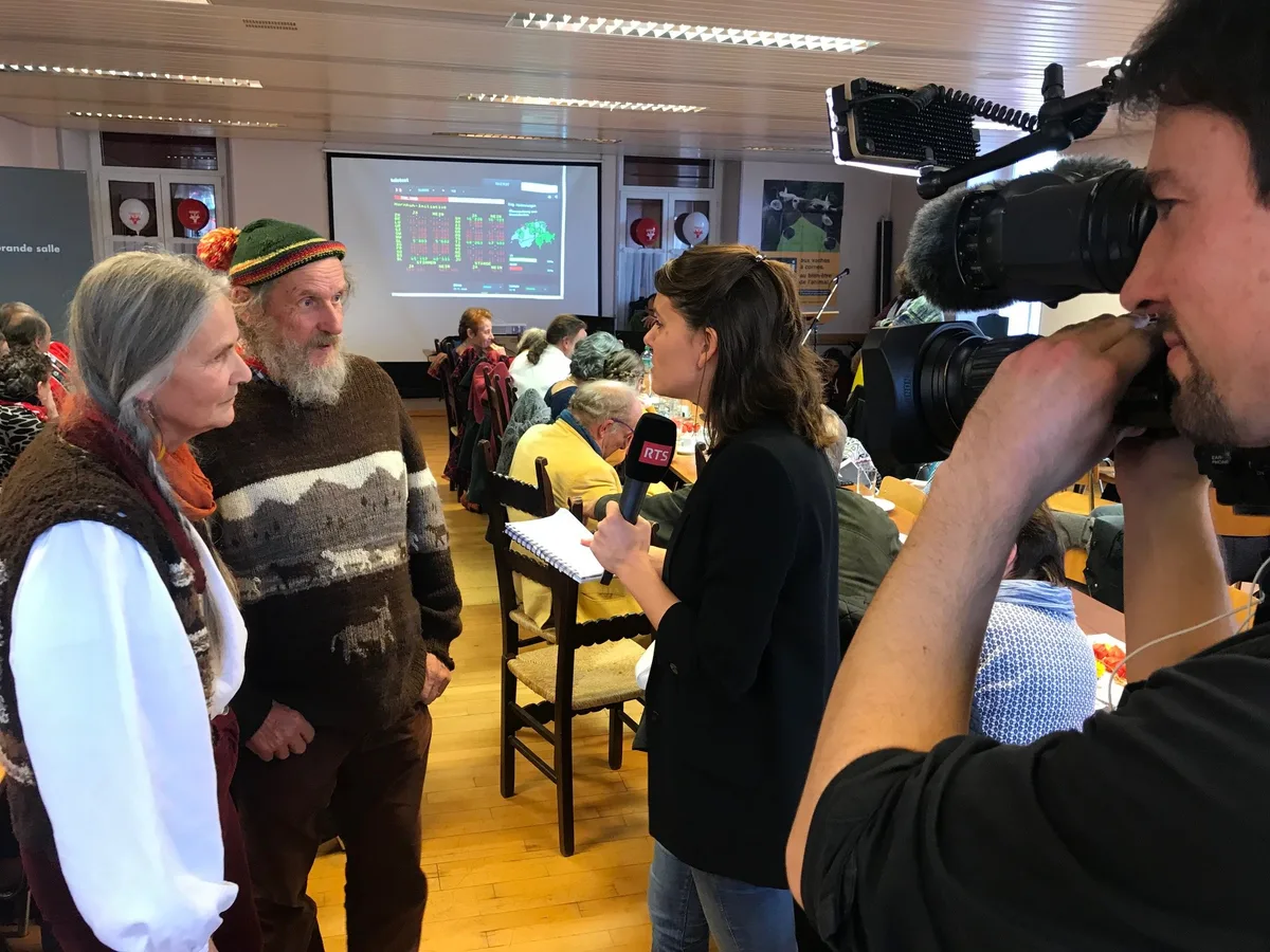 4c119bc9528949094bad84fae4b7d4a21b443fb8 Lässt nicht locker: 2018 unterlag Armin Capaul (hier mit seiner Frau Claudia) mit der Hornkuh-Initiative an der Urne nur knapp. (Bild akr)