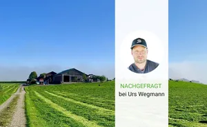 Urs Wegmann bewirtschaftet einen 45-ha-Betrieb mit Ackerbau und Milchwirtschaft in Hünikon und kandidiert für die Kantonsratswahlen ZH.