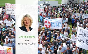 Unsere Gastautorin erinnert sich an frühere Bauerndemos.