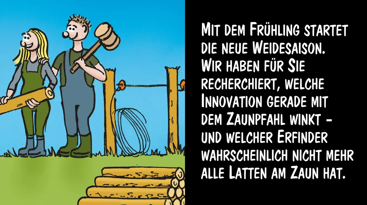 124de8044674efcbbee0485609a7d6f0841b46e1 Die Weidesaison beginnt. Cartoon: Marco Ratschiller/Karma