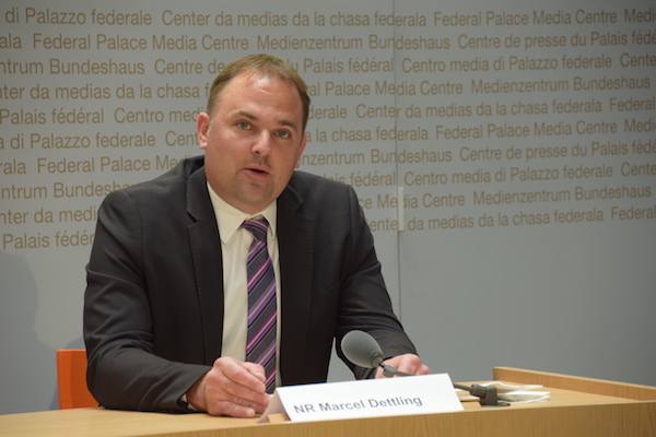 SVP-Nationalrat Marcel Dettling. (Bild sdm)