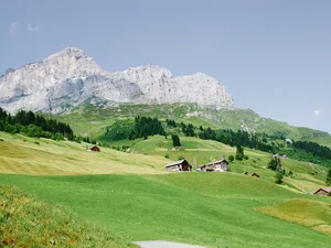 Kleinstrukturierte Landwirtschaft und ausgeprägte Landschaftspflege im Urnerland, wie hier im Schächental. Der Anteil Direktzahlungen am Einkommen ist deshalb sehr hoch. (Bild zVg)