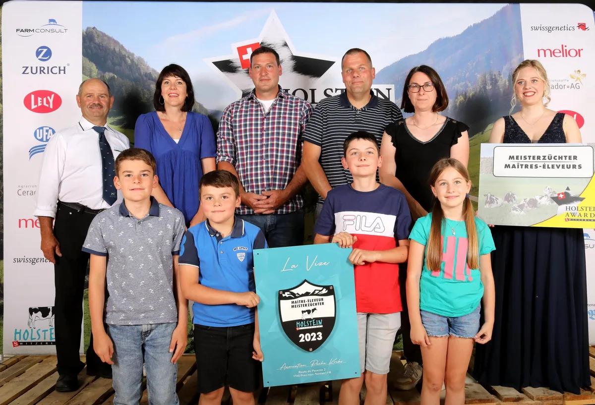 Holstein Switzerland ehrt Züchter mit Holstein-Awards 2023